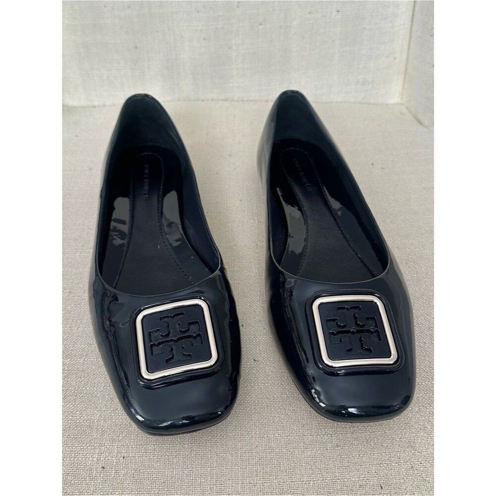Tory Burch Georgia Ballet Flats
Shoes Patent Navy 7.5US